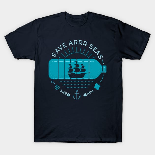 Save Arrr Seas T-Shirt by Thepapercrane